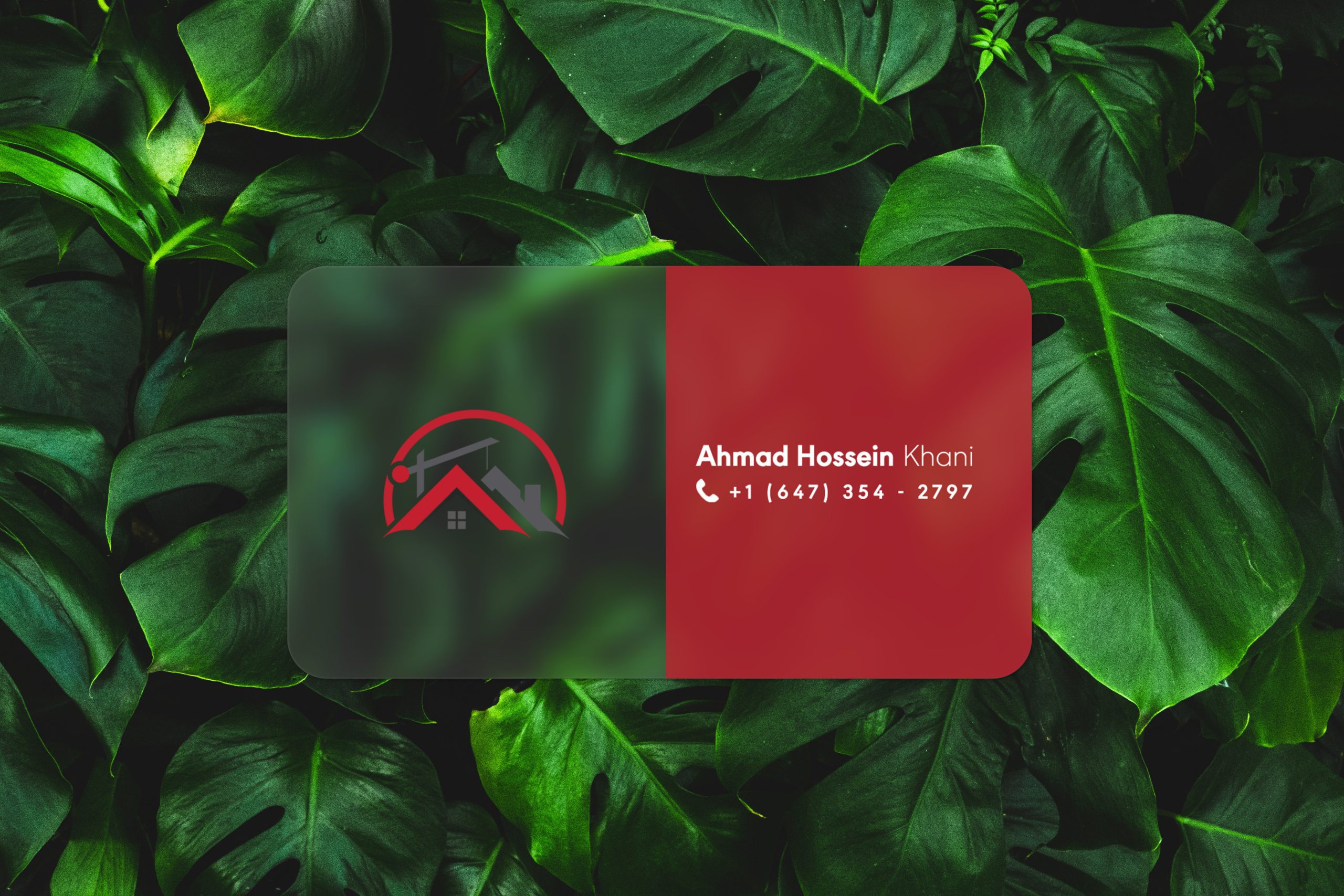 Ahmad Real Estate Visit Card Design