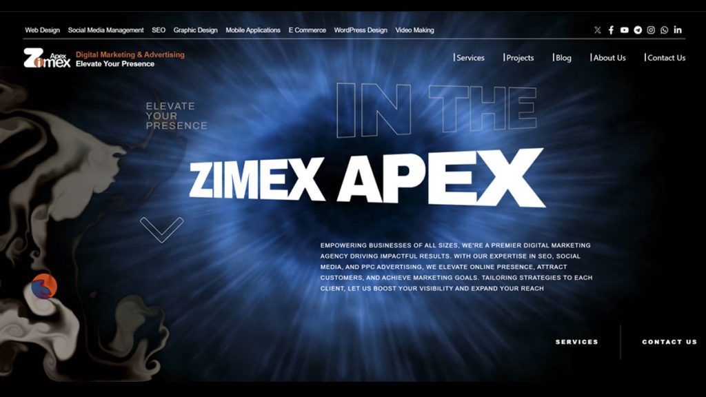 Zimex-Apex-Website-Overview