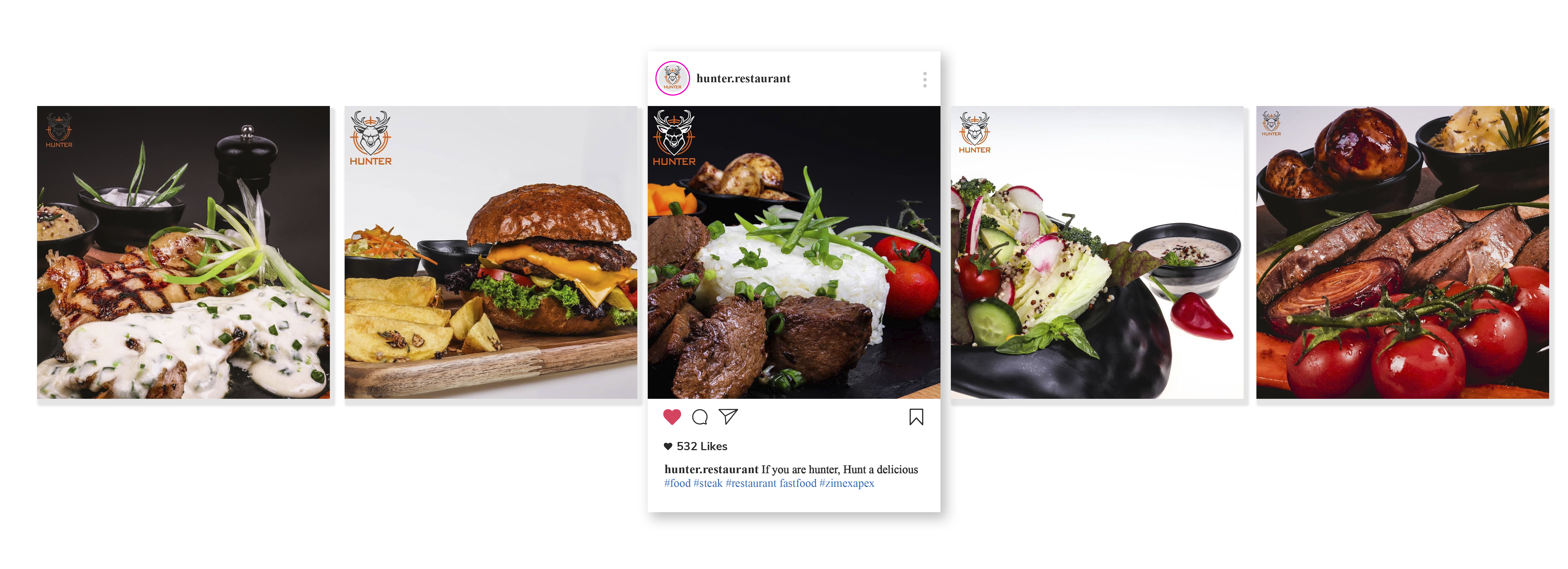 hunter Social Media