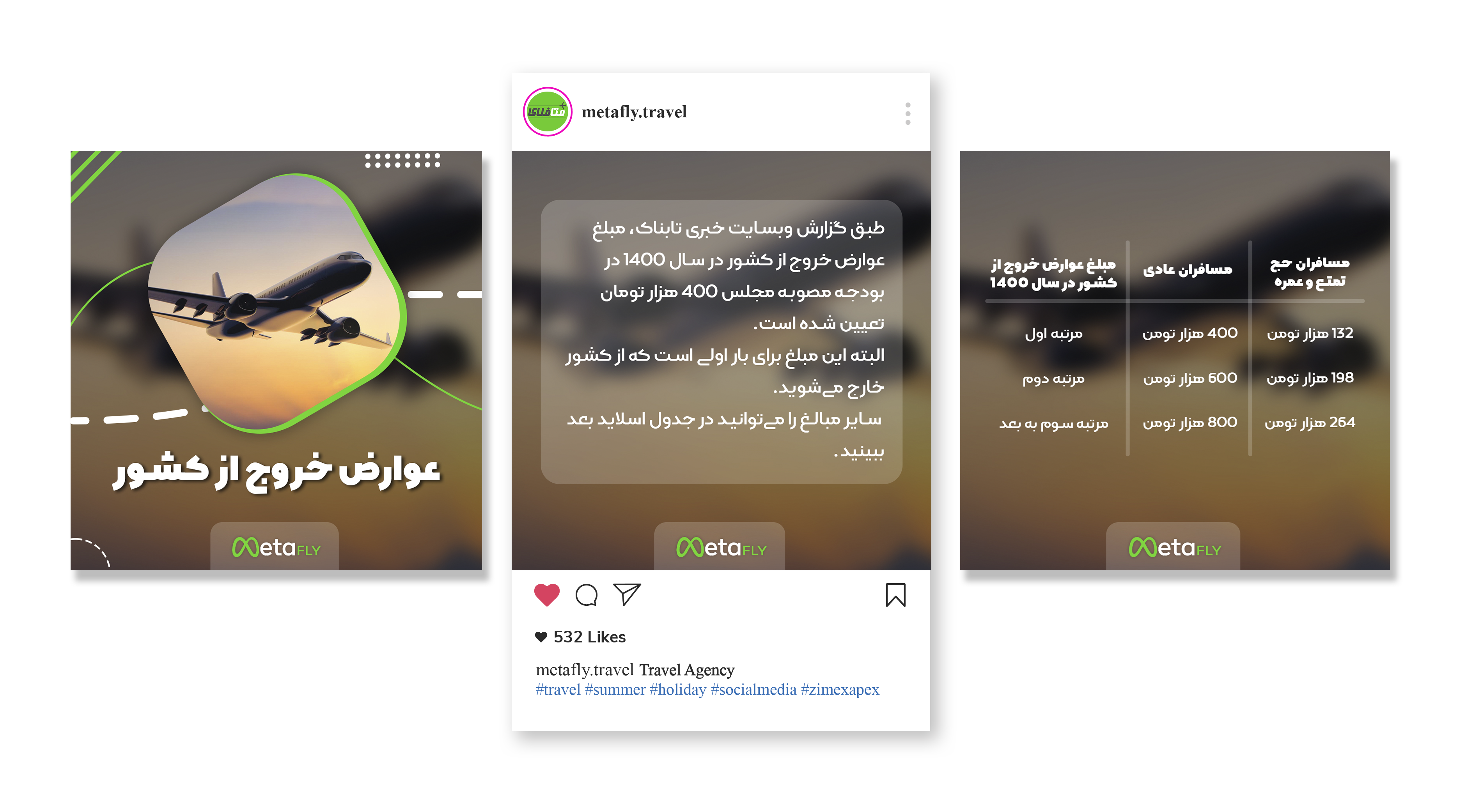 meta Fly Social Media Posts