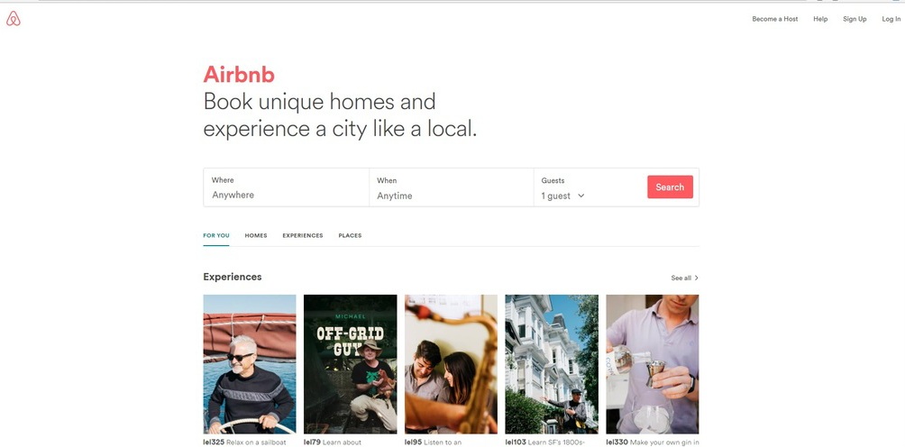 website Airbnb
