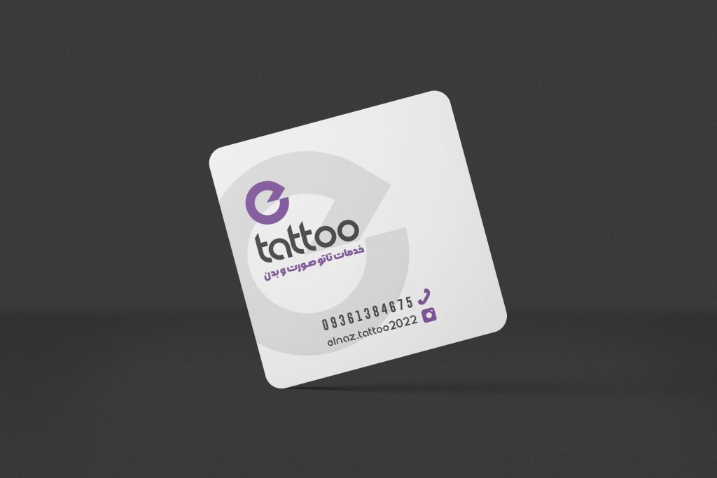 elnaz tattoo artist business card design by zimex apex