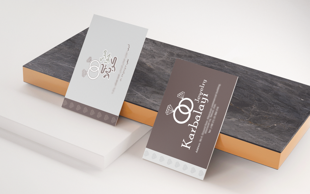 Karbalayi Jewelry business card design by zimex apex