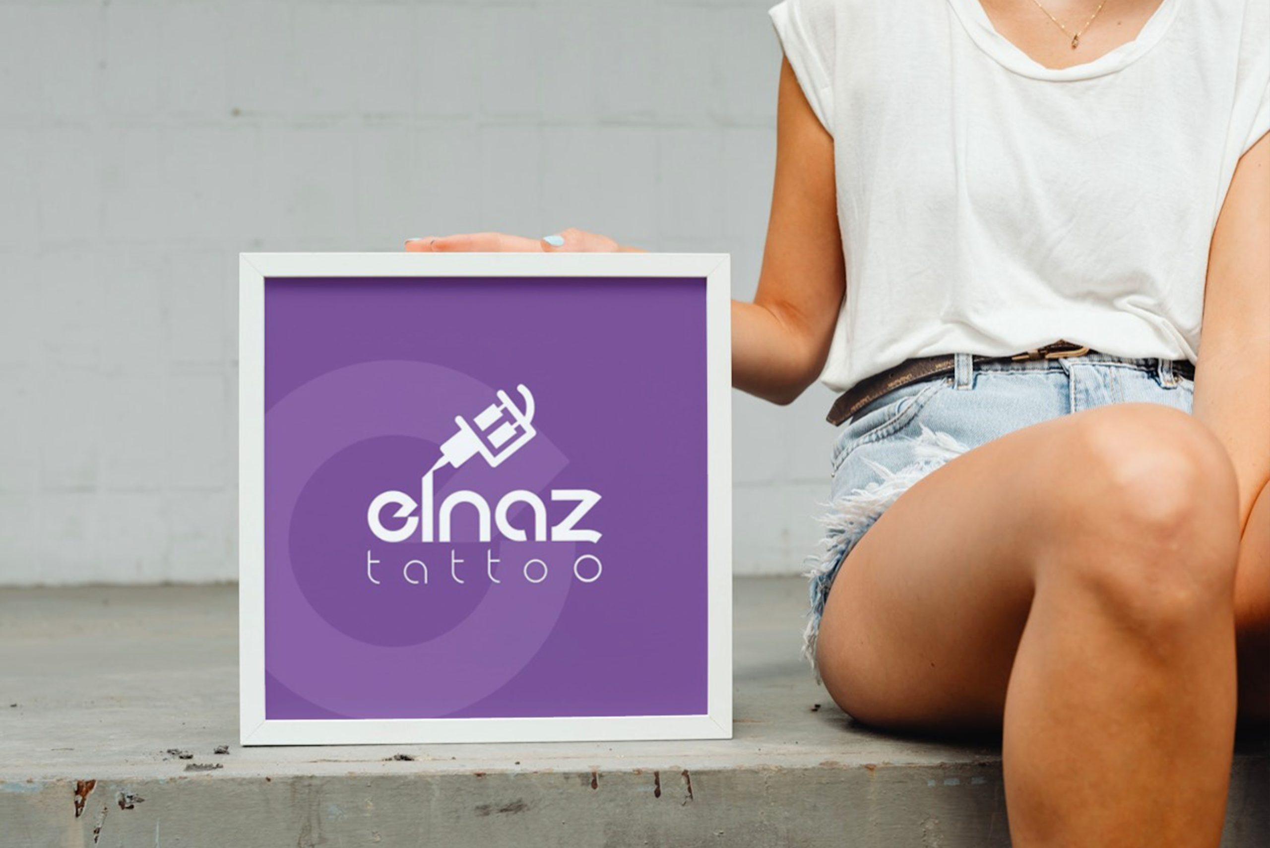elnaz tattoo artist logo design by zimex apex