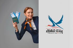 Parandeh Mohajer Travel Agency banner design by zimex apex