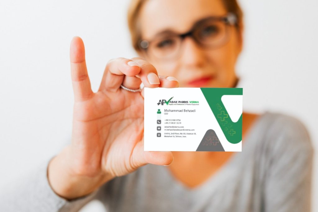 ADAK PARDIS VERNA business card design by zimex apex