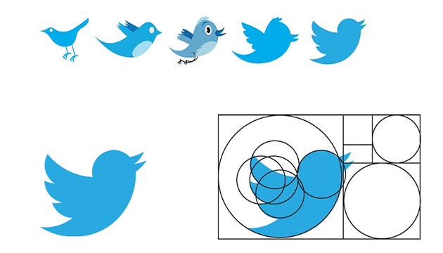 Twitter-logo history with Zimex Apex